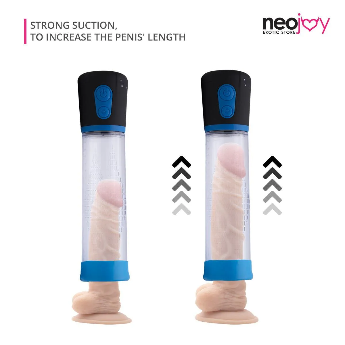 Neojoy Electric Male Penis Pump with Enhancer -  Silicone