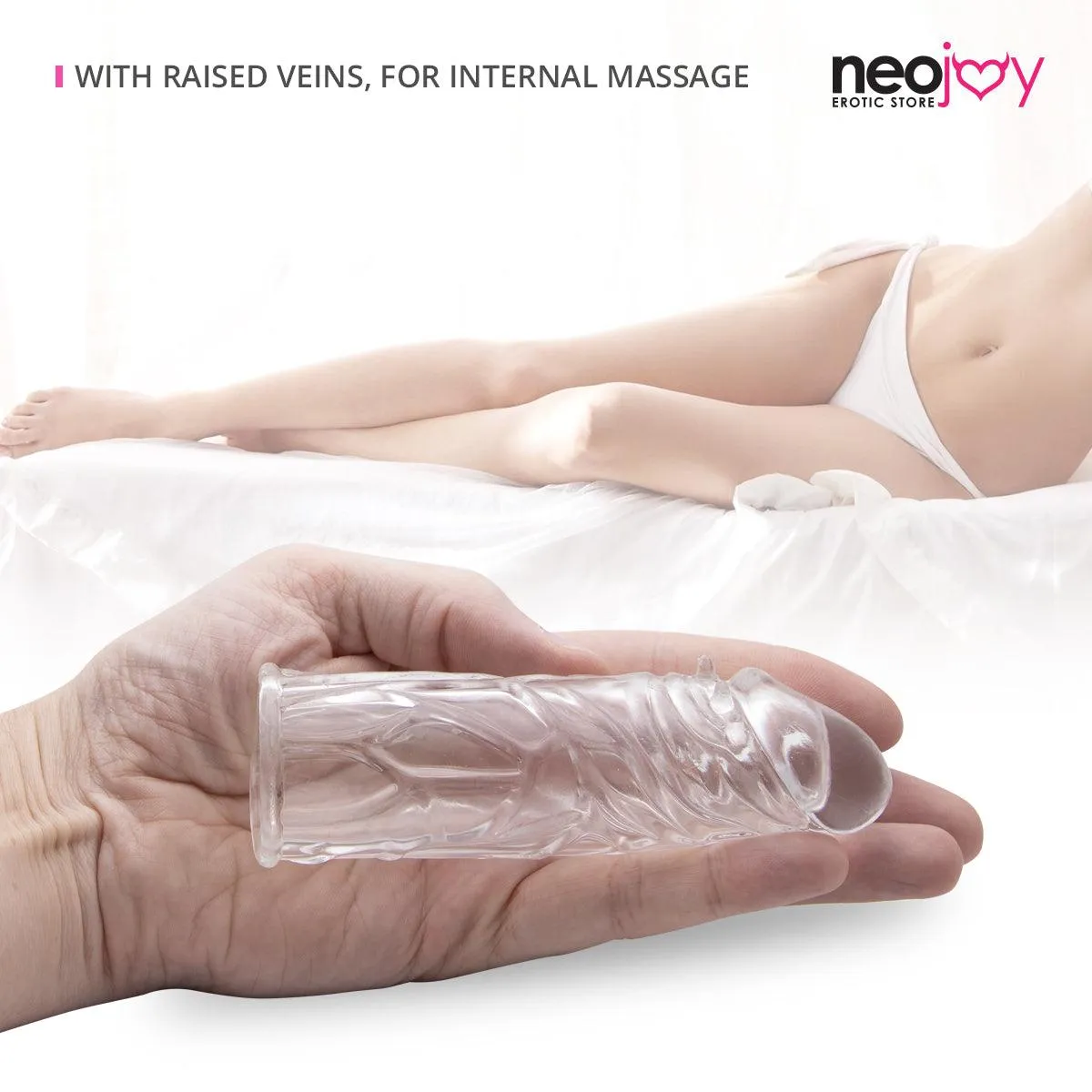 Neojoy Realistic Clear Penis Sleeve