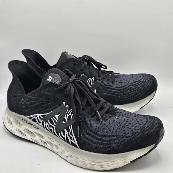 New Balance Mens Size 14 1080v10 Running Shoes in Black N3462*