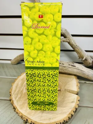 NEW Darned Green Apple Incense, large box lot! 24 dozen