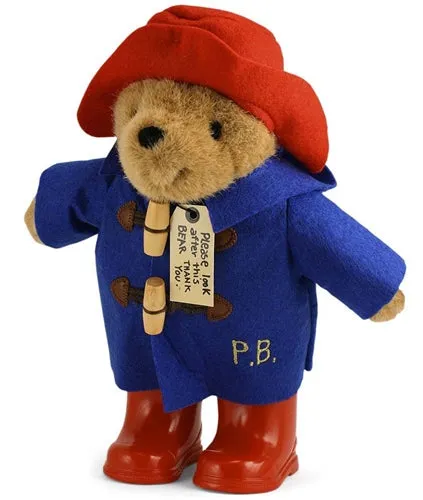 New Rainbow Designs Classic Paddington Bear with Boots, 10"  Retails $49 
