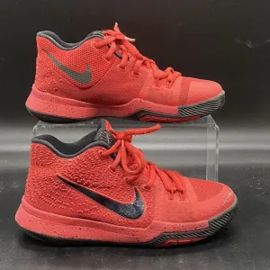 Nike Kyrie 3 GS Three Point Contest Candy Apple Red 859466-600 Size 4.5Y Youth