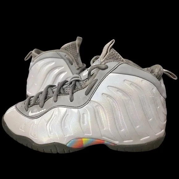 Nike Little Posite One Mid Rainbow Pixel - CU1055-001 (Youth 2Y)
