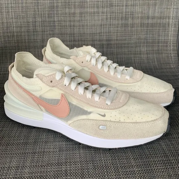 Nike Women’s Waffle One 'Sail Rose Whisper' DN4696-102 Running Shoes Size 6.5