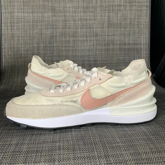 Nike Women’s Waffle One 'Sail Rose Whisper' DN4696-102 Running Shoes Size 6.5