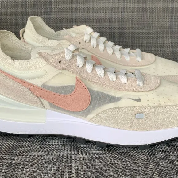 Nike Women’s Waffle One 'Sail Rose Whisper' DN4696-102 Running Shoes Size 6.5