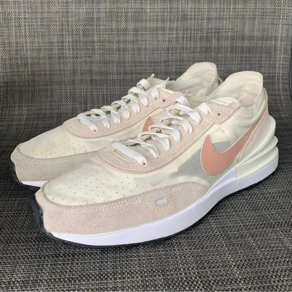 Nike Women’s Waffle One 'Sail Rose Whisper' DN4696-102 Running Shoes Size 6.5