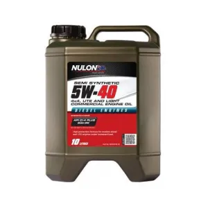 Nulon Semi Synthetic 5W40 Diesel Engine Oil - 10 Litre