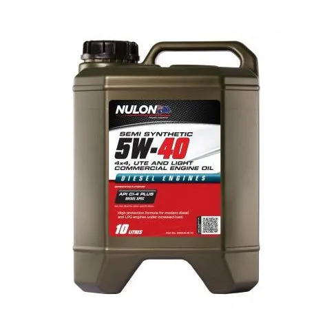Nulon Semi Synthetic 5W40 Diesel Engine Oil - 10 Litre