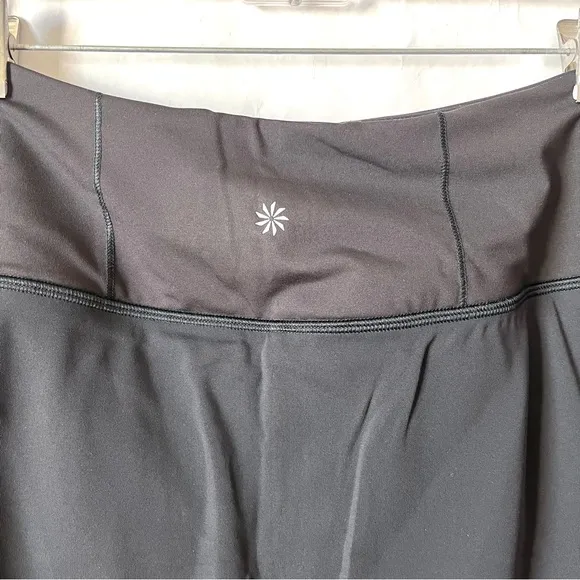NWT Athleta Fairway High Rise Golf Skort 18&quot; In Black~ Women's Size XL
