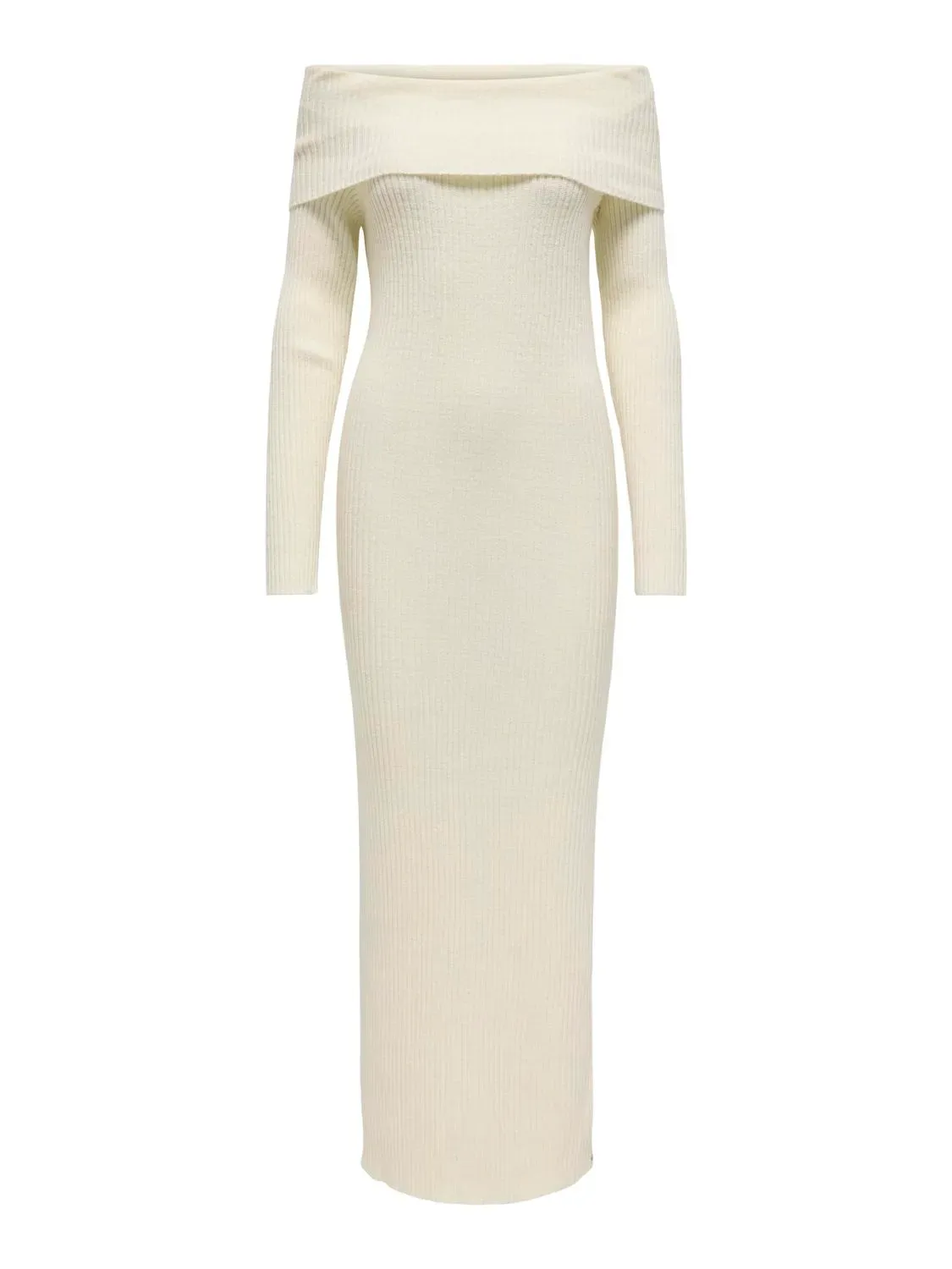 ONLY Katia Long Sleeve Off Shoulder Knit Maxi Dress