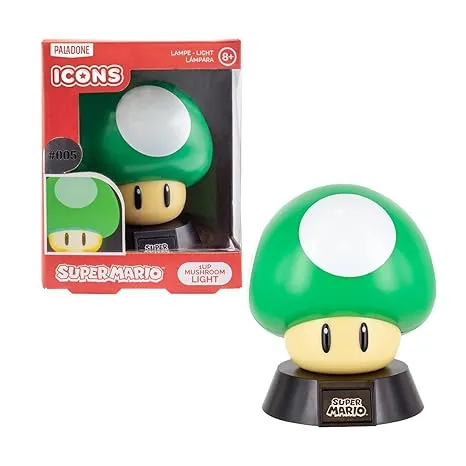 Paladone Super Mario 1UP Mushroom Icon Light (#005)