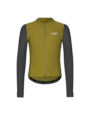 PAS NORMAL STUDIOS Mechanism Long Sleeve Jersey - Deep Grey/Green