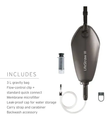 Peak Series Gravity Filter System – 3L