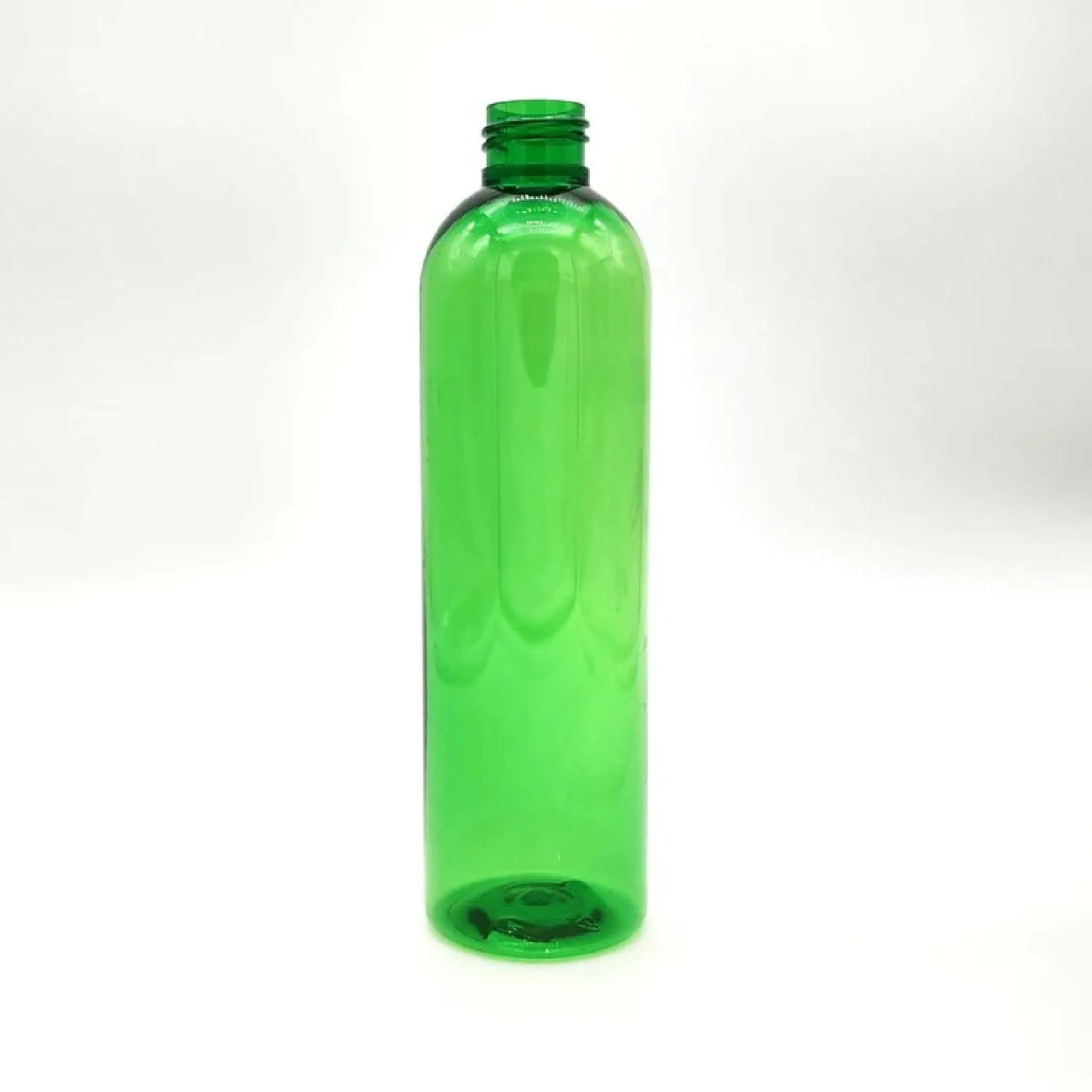 PET Plastic Bottle - 10 oz - Green - Choice of Top