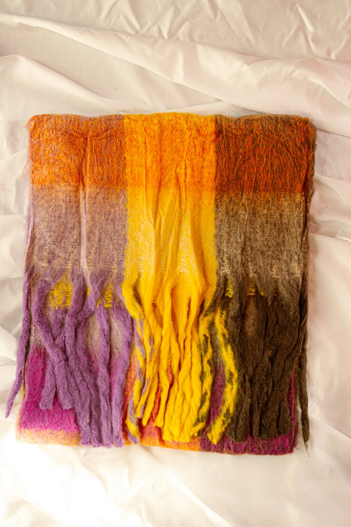 Plaid Warm Wrap Scarf