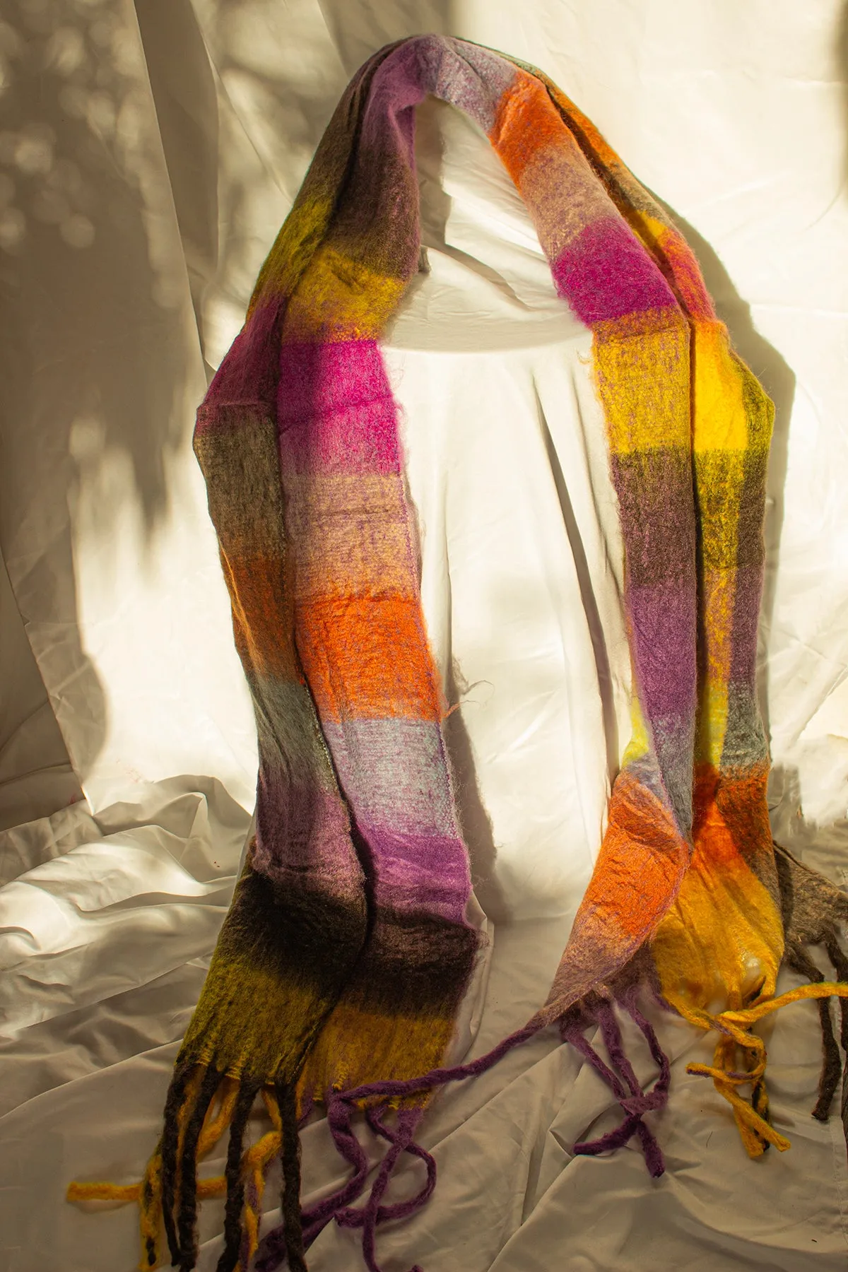 Plaid Warm Wrap Scarf