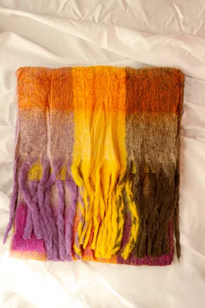 Plaid Warm Wrap Scarf