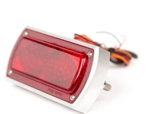 Prism Supply Box Chopper Tail Light - Brushed