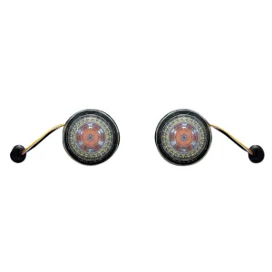 ProBEAM Amber/White Dynamic Ringz Turn Signal Inserts For Harley XL, FX, & FL models