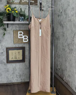 Prologue Women's Tie Waist Slip Dress 78818417 Brown XL