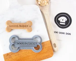"Hiking Buddy" Dog Bone Shaped Cookie Cutter