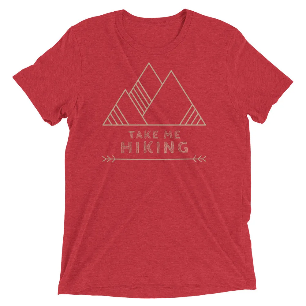 "Take Me Hiking" Unisex Tri-Blend Premium Eco T-shirt