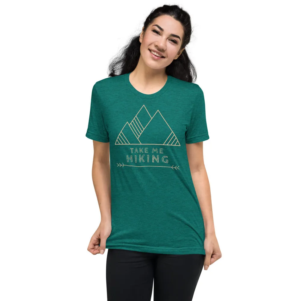 "Take Me Hiking" Unisex Tri-Blend Premium Eco T-shirt