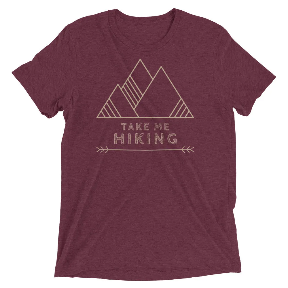 "Take Me Hiking" Unisex Tri-Blend Premium Eco T-shirt