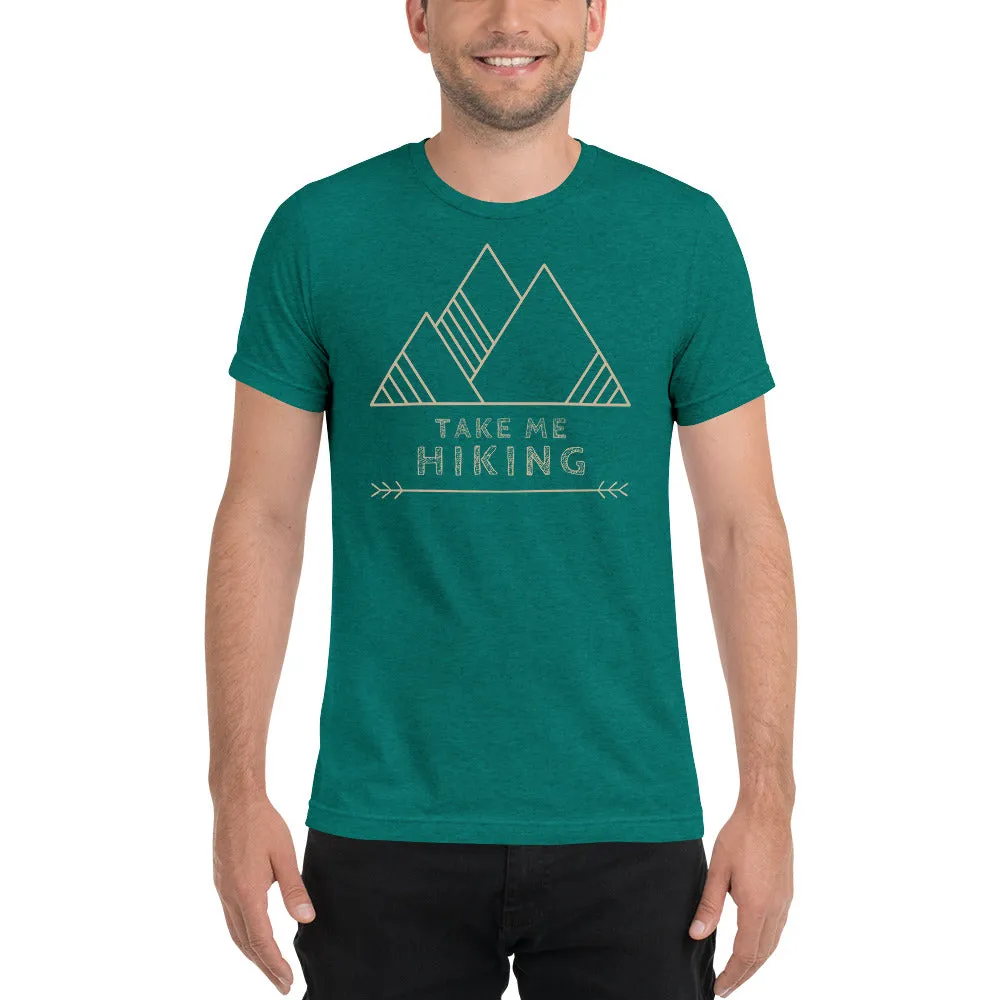 "Take Me Hiking" Unisex Tri-Blend Premium Eco T-shirt