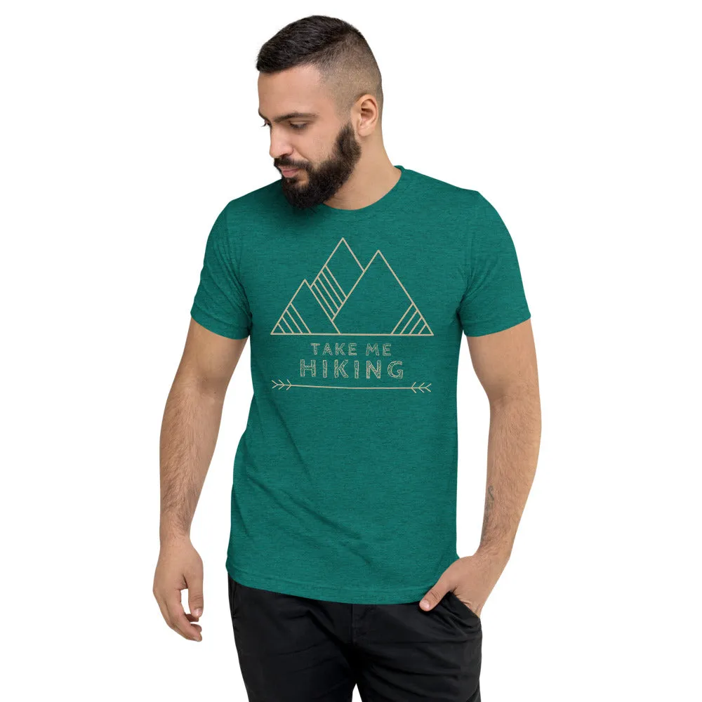 "Take Me Hiking" Unisex Tri-Blend Premium Eco T-shirt