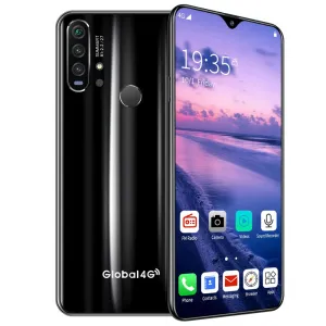 R30 pro Smart Phone 4G Network 3G   64g High Configuration Face Recognition Fingerprint Recognition Phone black_British regulatory