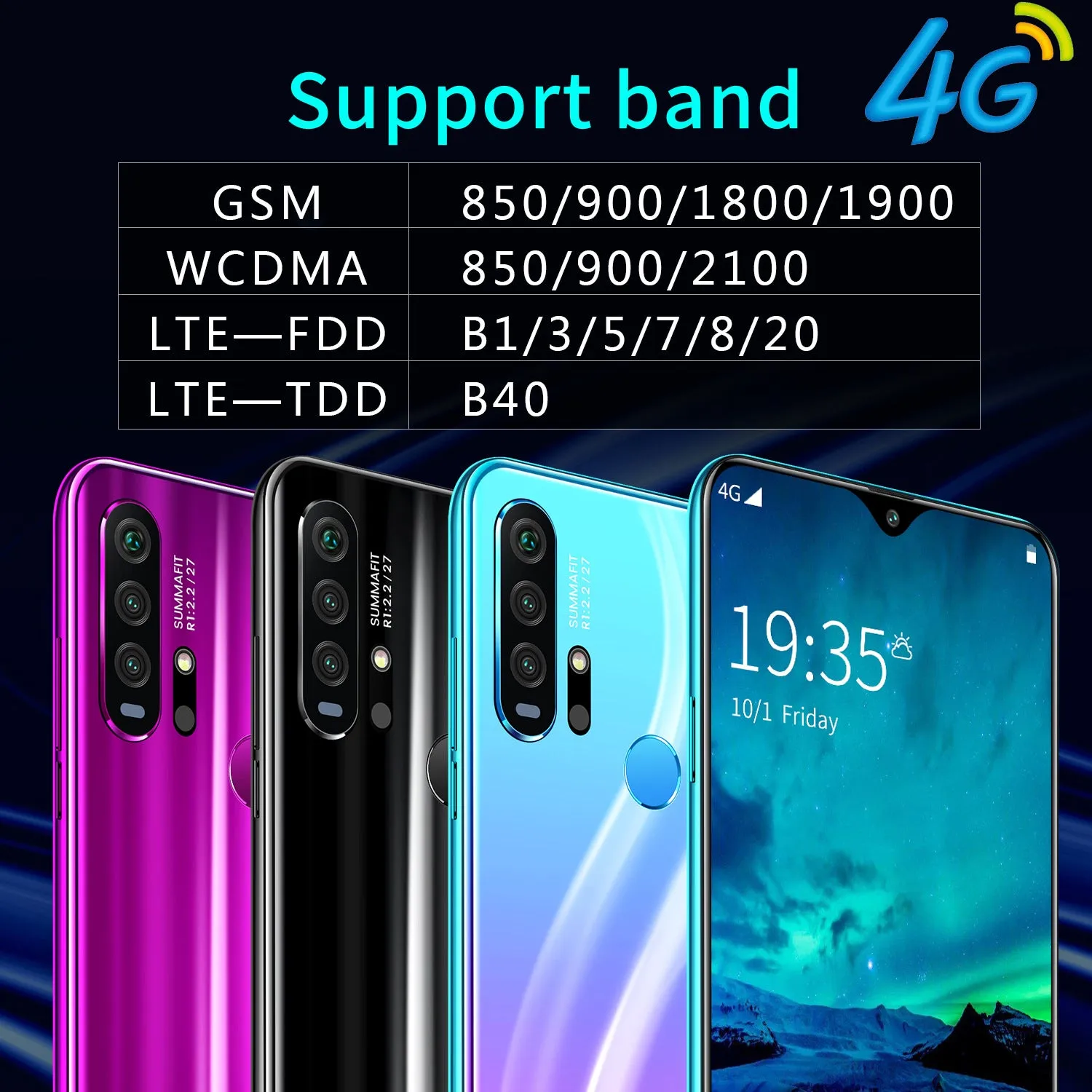 R30 pro Smart Phone 4G Network 3G   64g High Configuration Face Recognition Fingerprint Recognition Phone black_British regulatory