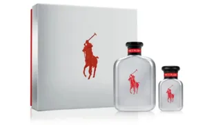 Ralph Lauren Polo Red Rush for Men  EDT 125 Ml   EDT 40 ML Gift Set