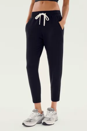 Reena Fleece 7/8 Sweatpant - Black