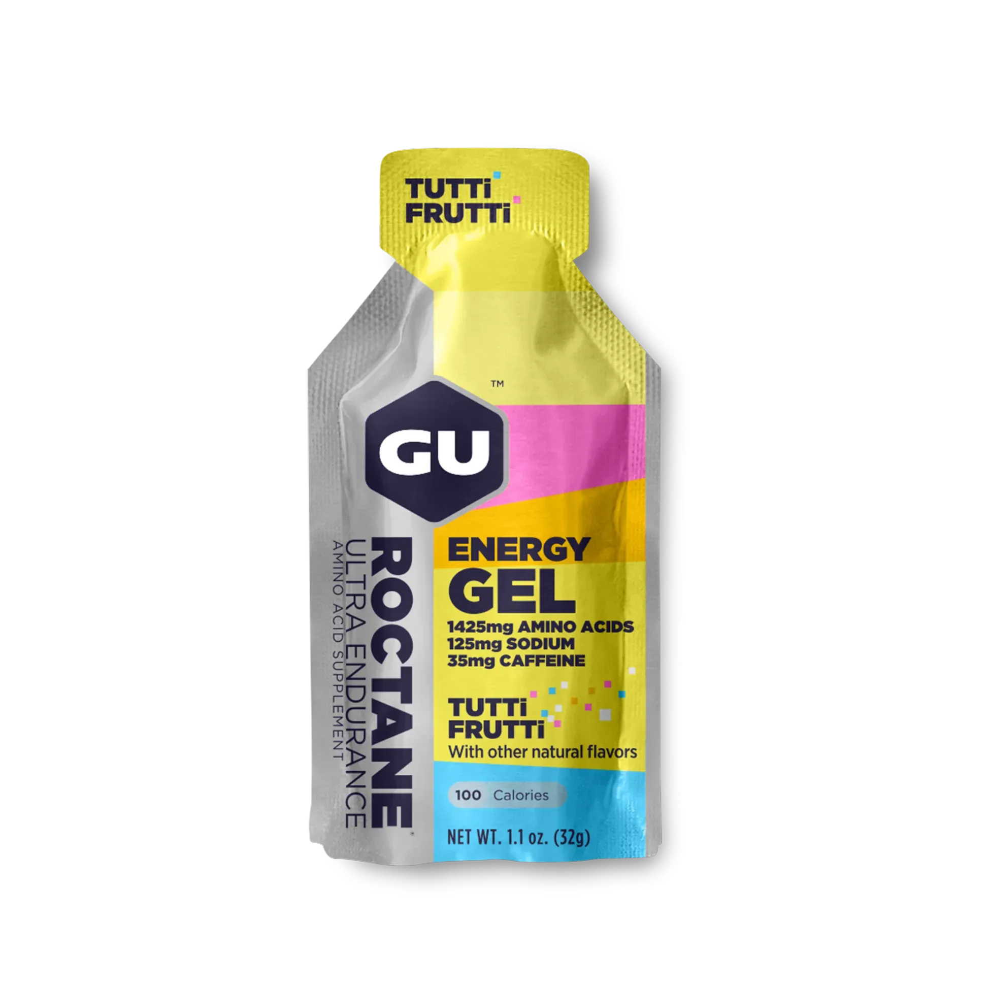 Roctane Energy Gel   Caffeine - Tutti Frutti