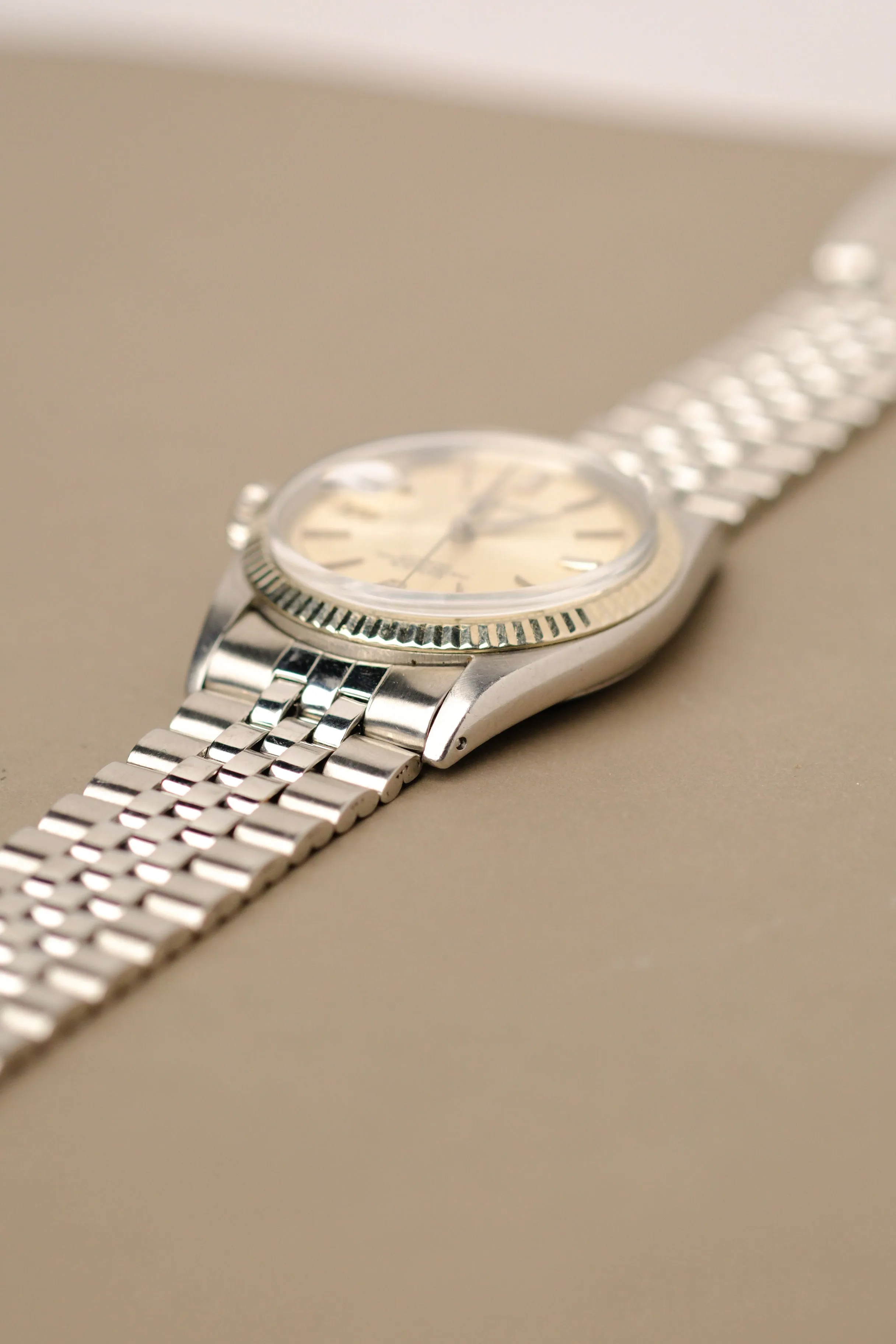 Rolex Datejust 1601 'Swiss Only' No-Lume Doorstop Dial - 1964