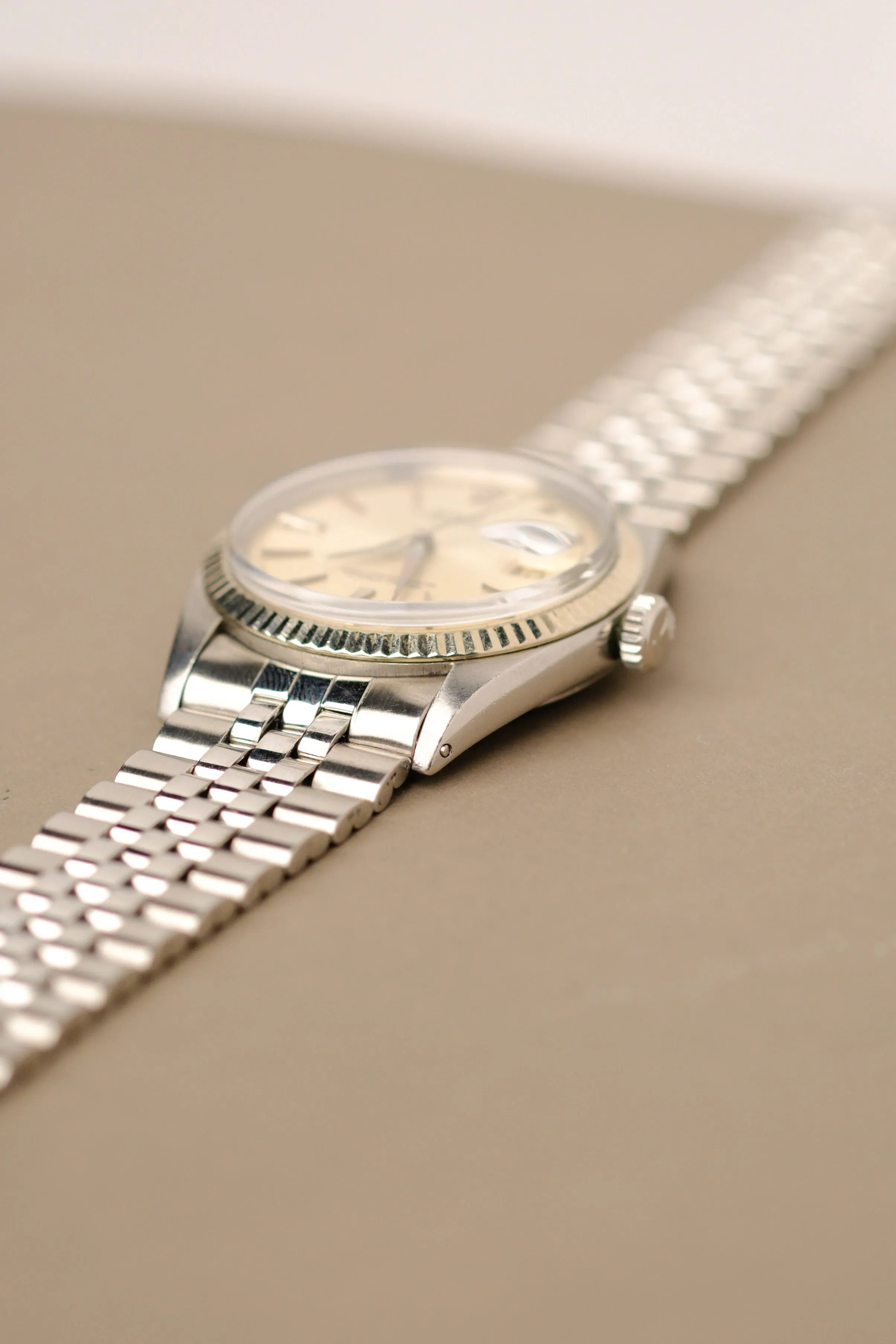 Rolex Datejust 1601 'Swiss Only' No-Lume Doorstop Dial - 1964