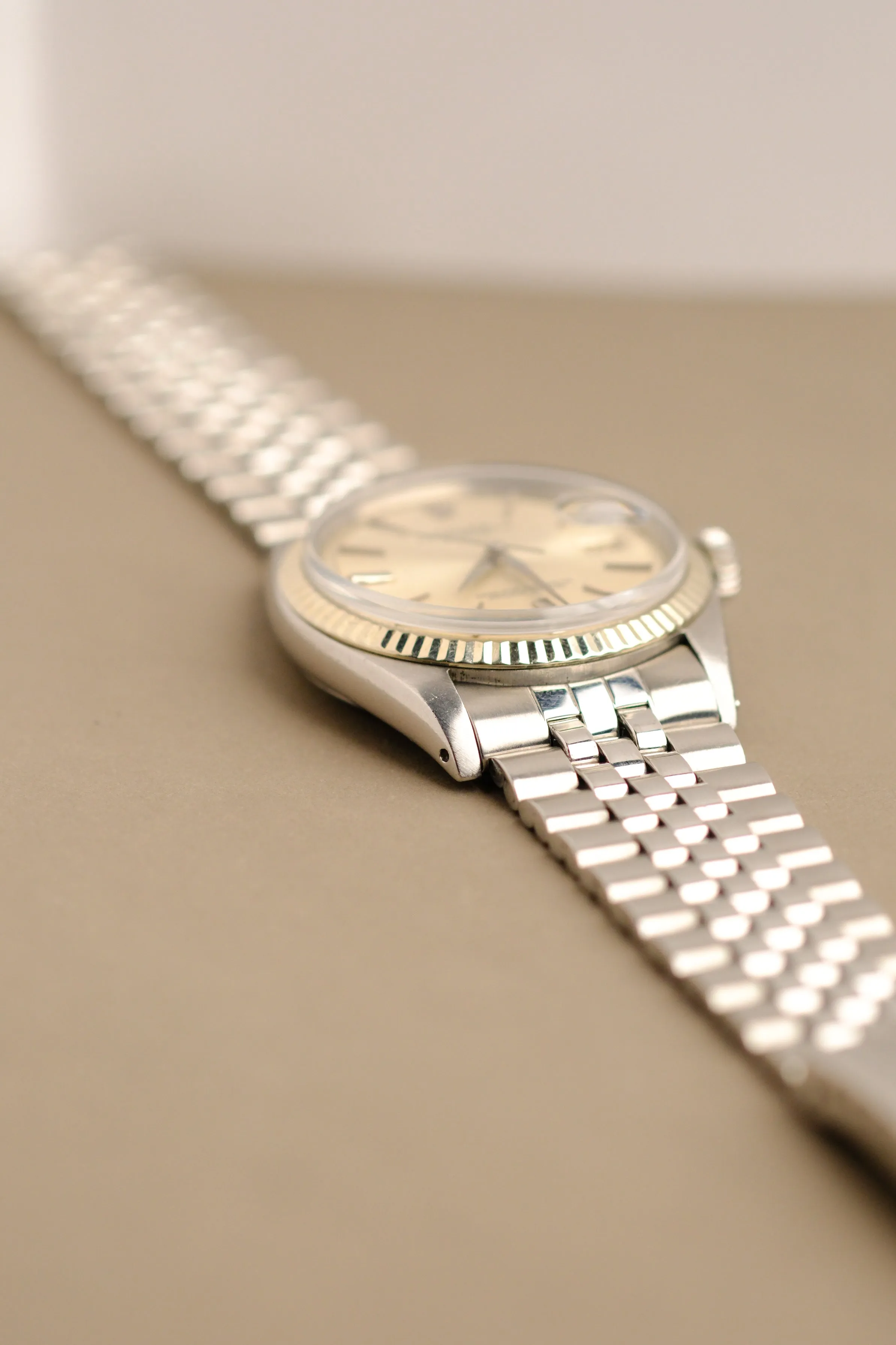 Rolex Datejust 1601 'Swiss Only' No-Lume Doorstop Dial - 1964