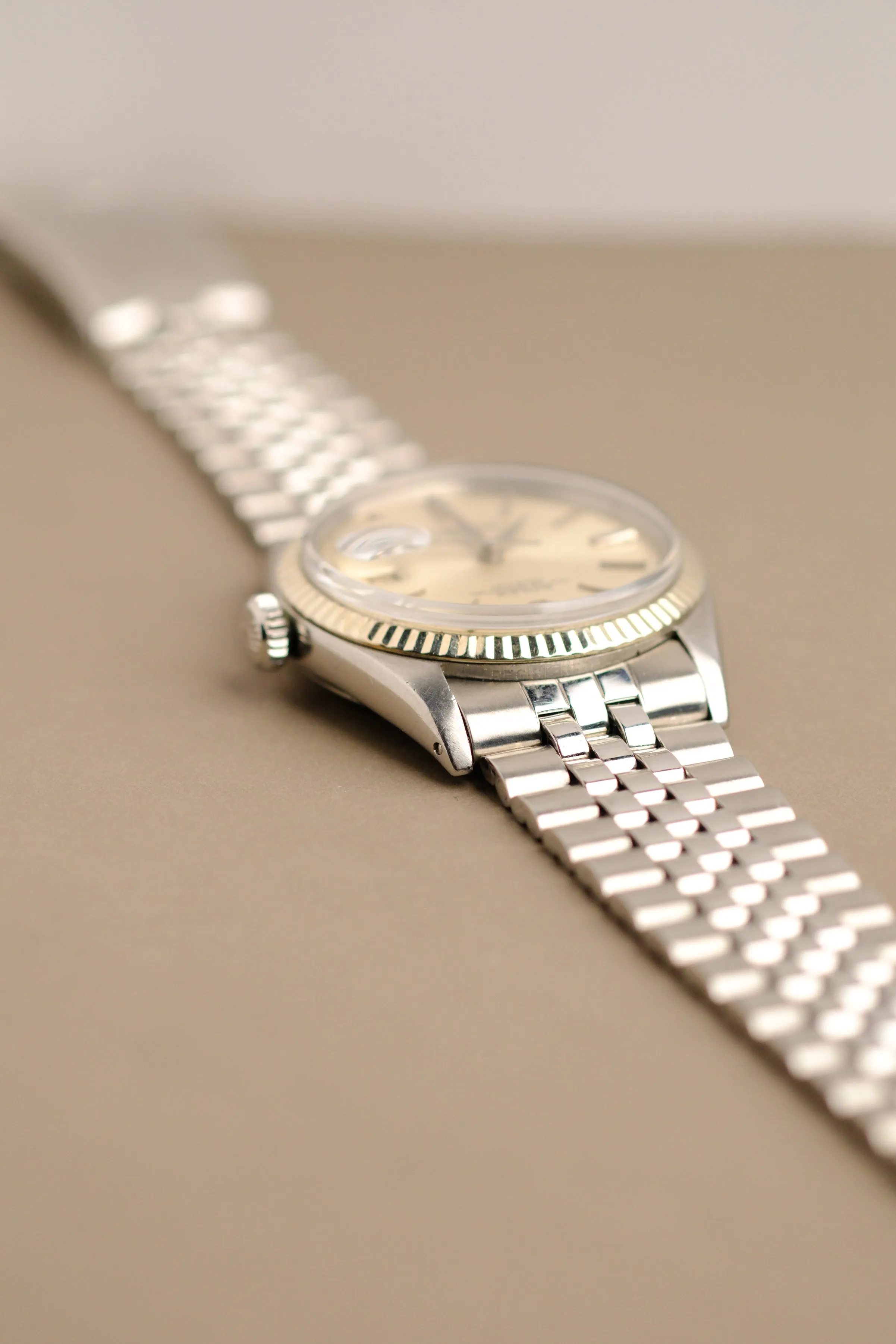 Rolex Datejust 1601 'Swiss Only' No-Lume Doorstop Dial - 1964