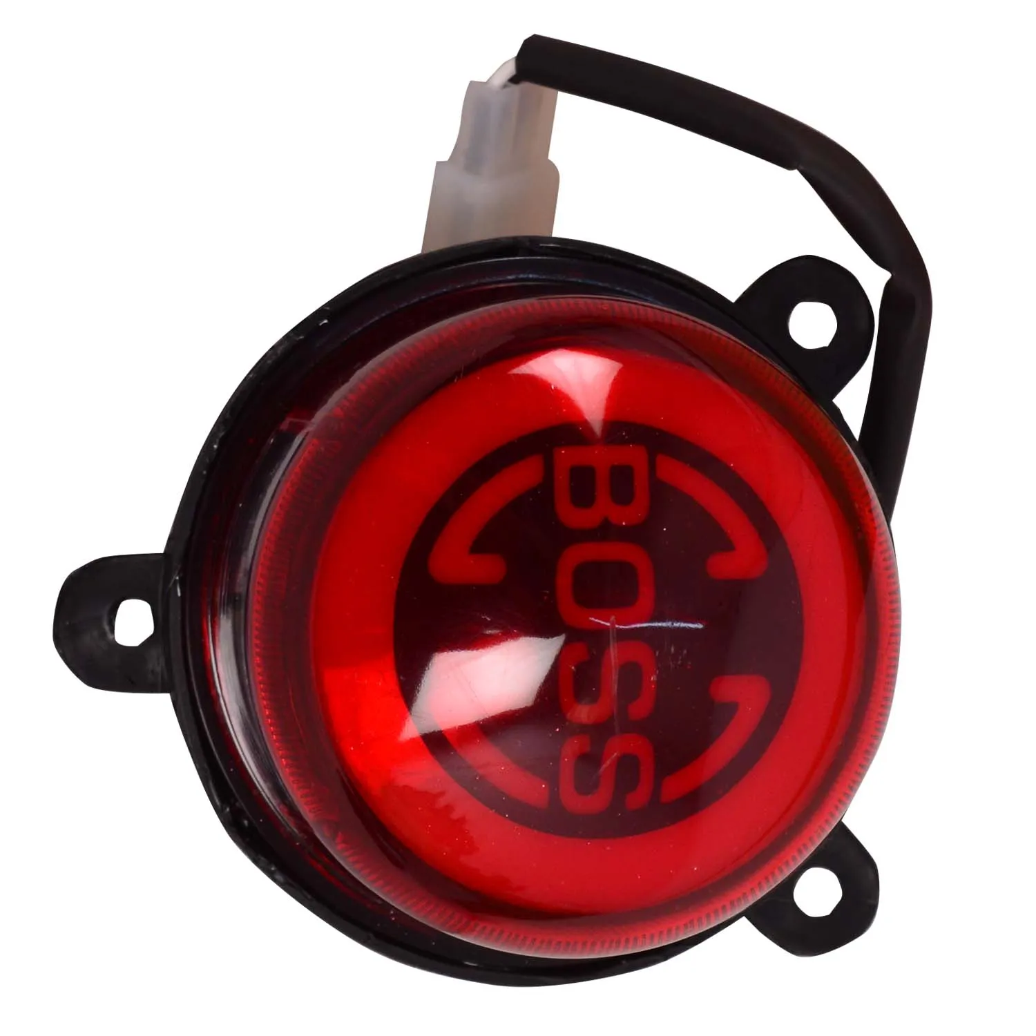 Royal Enfield Tail Light with Boss Logo Black For - Royal Enfield Classic 350, 500, Chrome, Desert Storm.