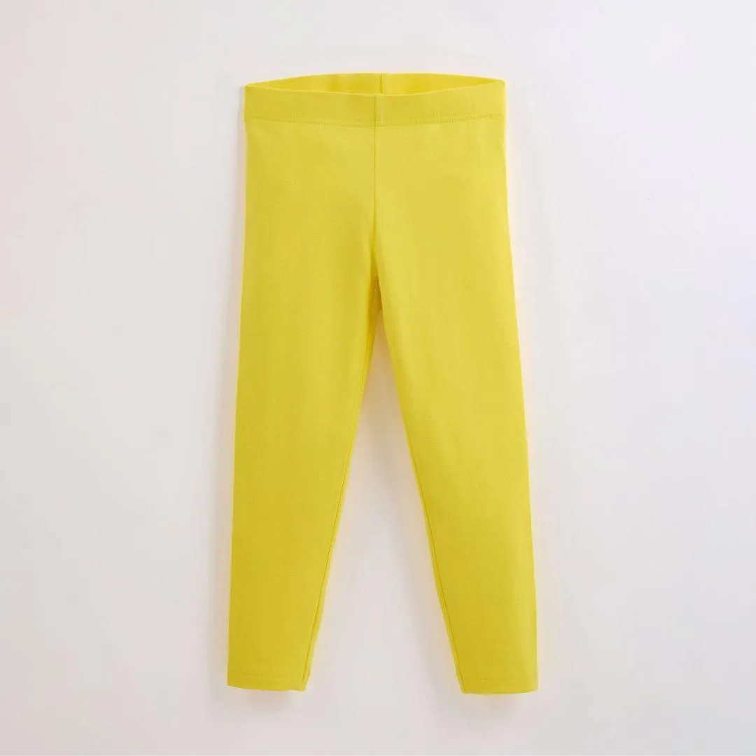 ScandiBugs Own Label Organic Leggings - Sunshine Yellow