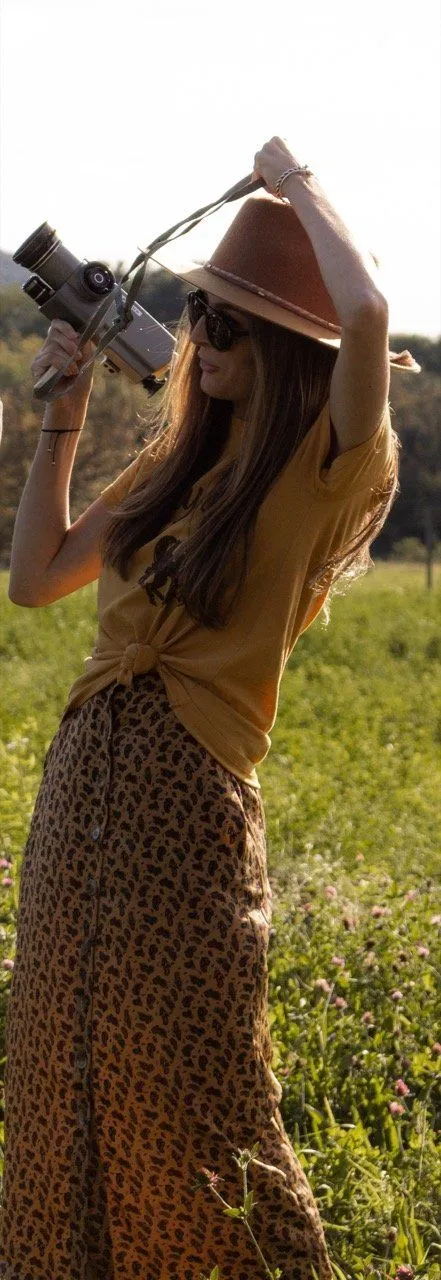 Sharon Skirt in  Wild West Paisley