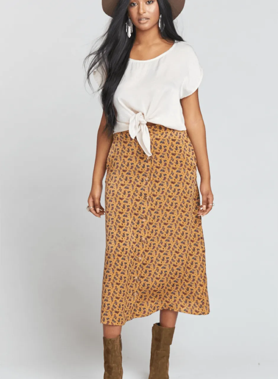 Sharon Skirt in  Wild West Paisley