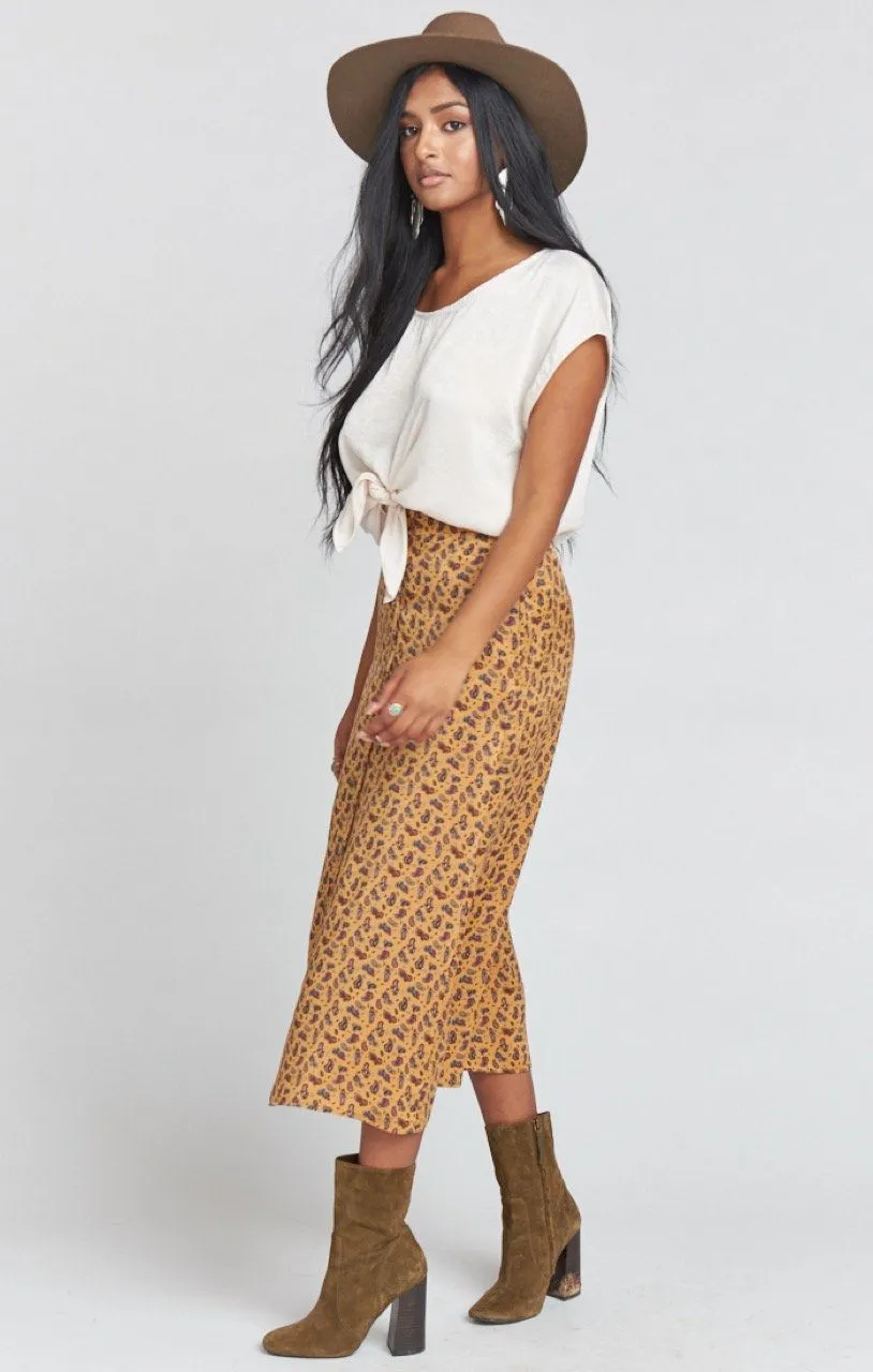 Sharon Skirt in  Wild West Paisley