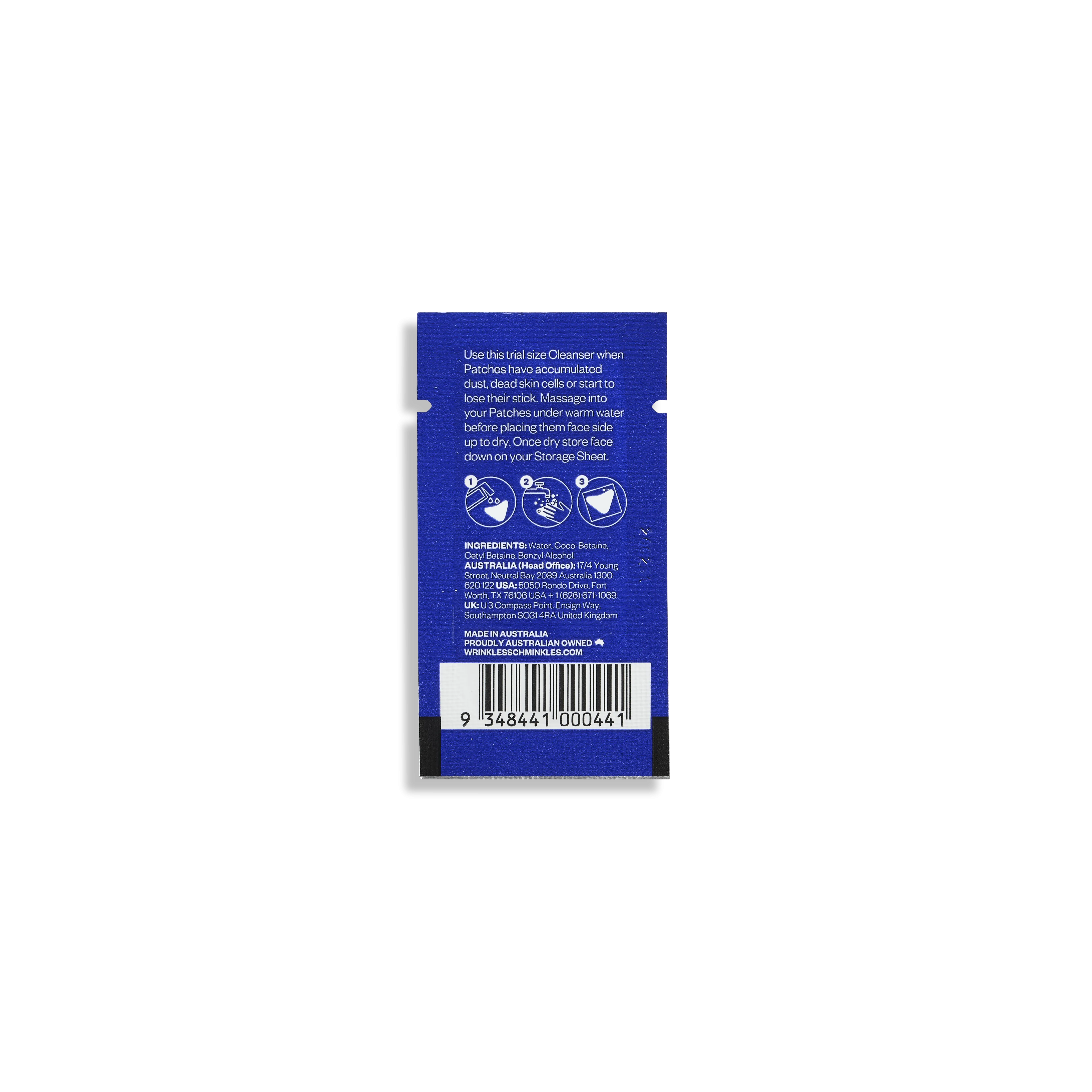 Silicone Patch Cleanser Sachet