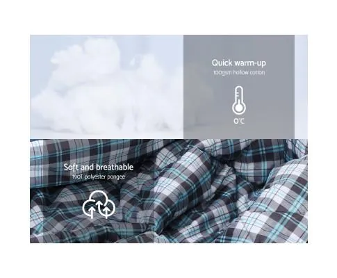 Sleeping Bag Single Camping Hiking Winter Thermal