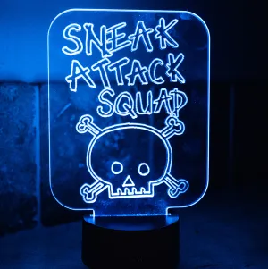 Sneak Attack Squad Multi Colored Night Light.