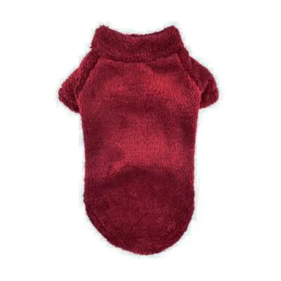 Soft Plush Pullover Burgundy