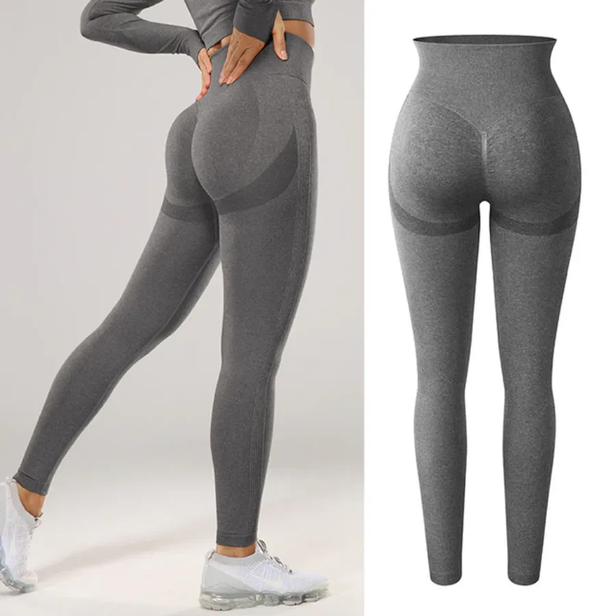 Soft Shade Leggings - Purple-Dark-Style 1